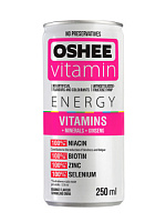 Напиток витаминизированный Oshee Vitamins and Minerals, 250 мл